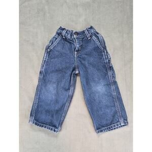 Vintage Y2K Carhartt Dungaree Fit Blue Jeans Toddler Boys Y29D8T Size 2T